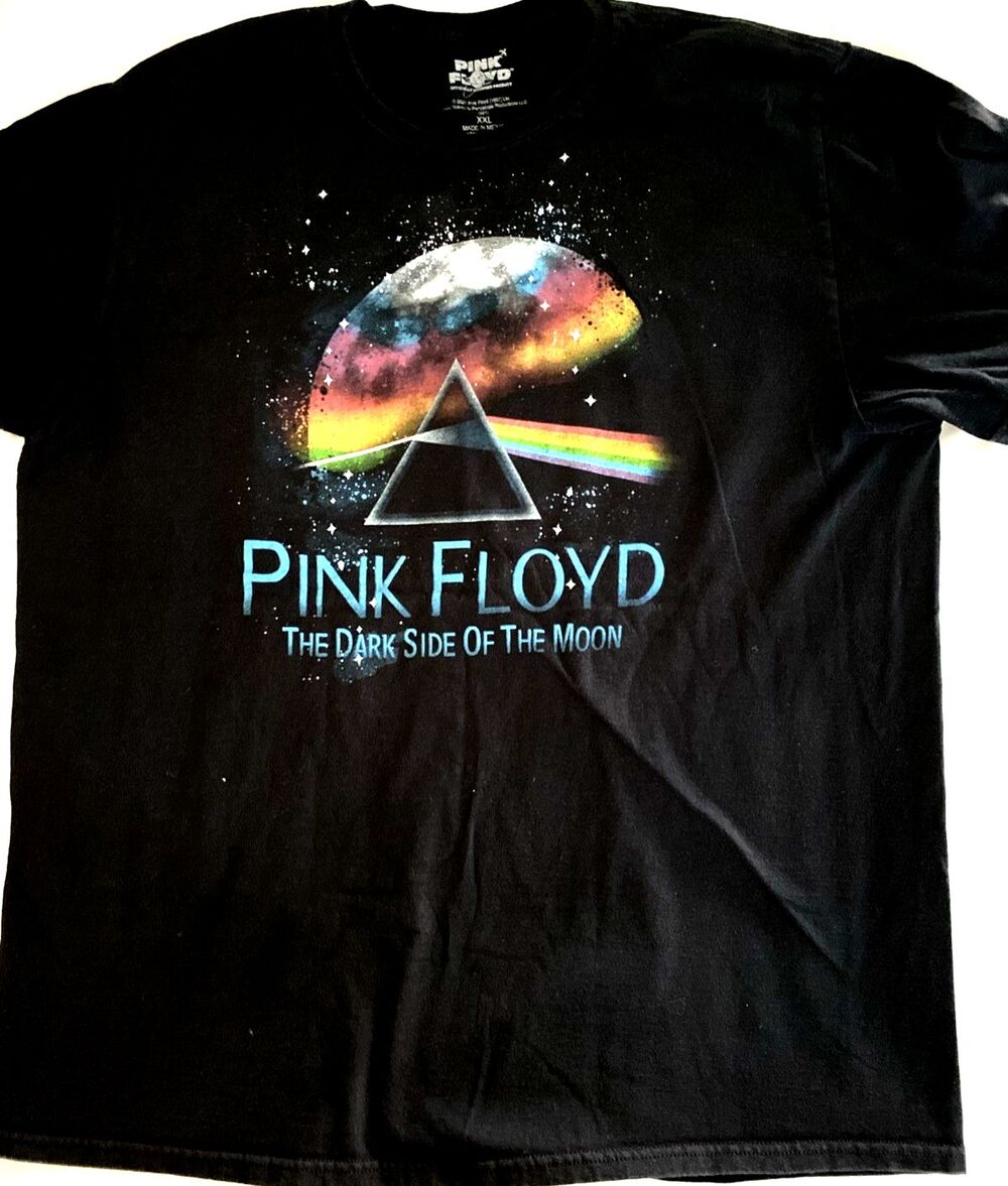 Pink Floyd Dark Side Of The Moon Prism Size XXL Men’s Black T Shirt Band Tee